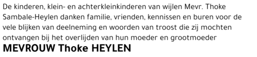 Thoke Heylen
