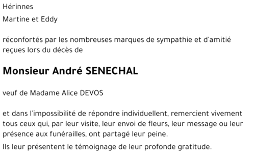 André SENECHAL