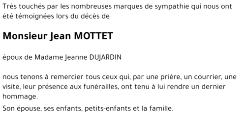 Jean MOTTET 