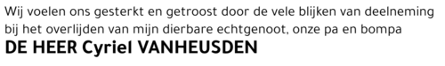 Cyriel Vanheusden