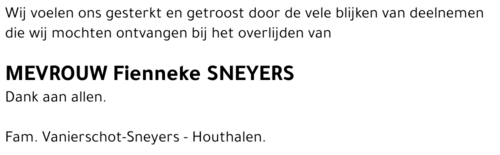Fienneke SNEYERS
