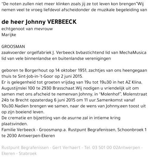 Johnny Verbeeck