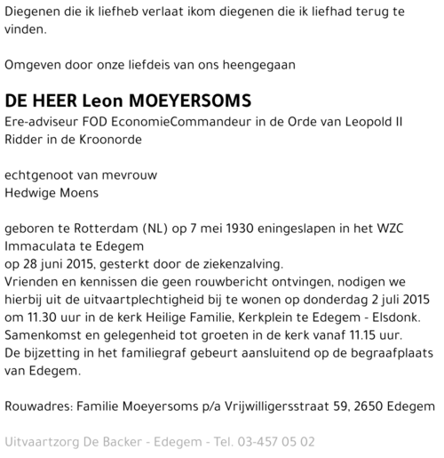 Leon Moeyersoms