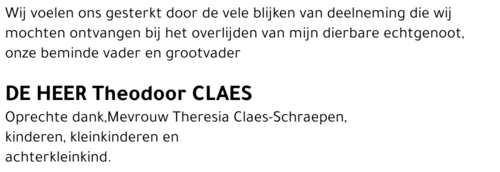 Theodoor CLAES