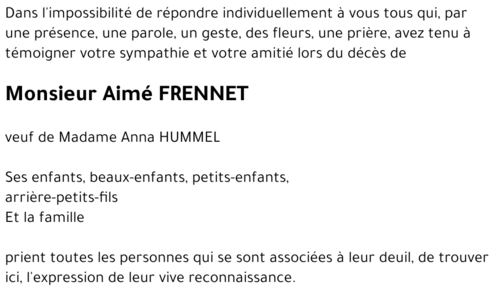Aimé FRENNET