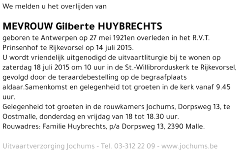 Gilberte Huybrechts