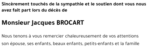 Jacques BROCART