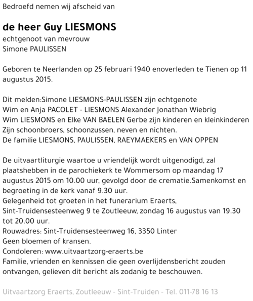 Guy Liesmons