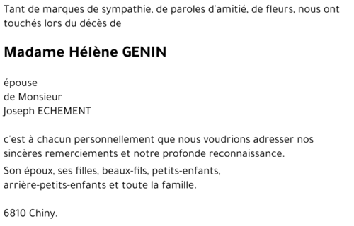 Hélène GENIN