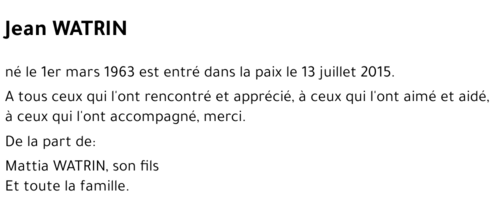 Jean WATRIN