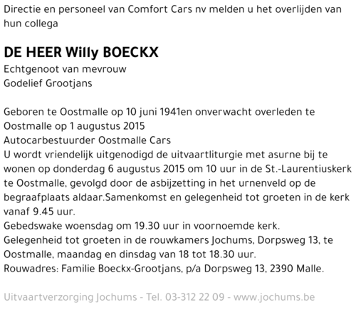 Willy Boeckx