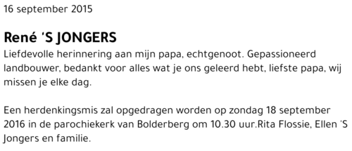 René 'S Jongers