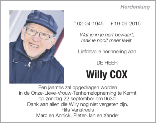 Willy Cox