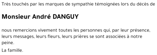 André DANGUY