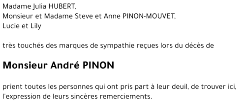 André PINON