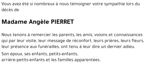 Angèle PIERRET
