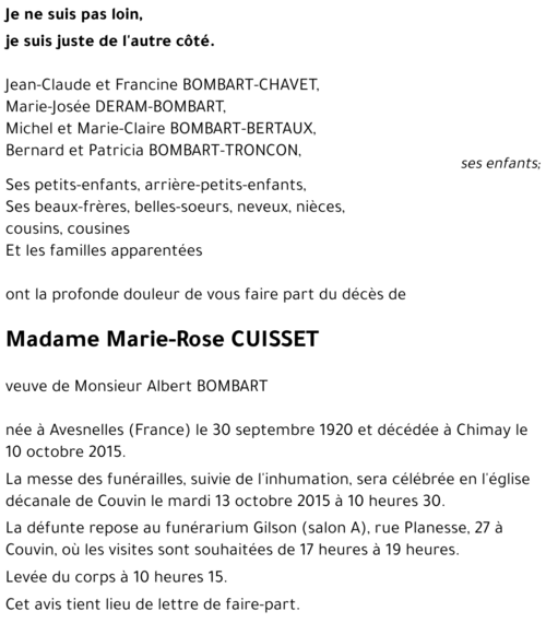 Marie-Rose CUISSET
