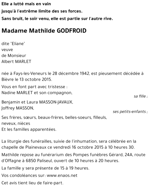 Mathilde GODFROID