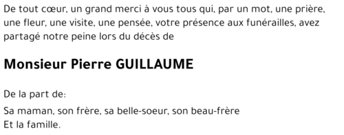 Pierre GUILLAUME