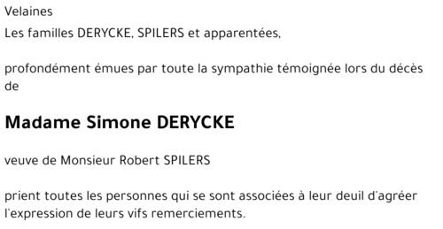 Simone DERYCKE