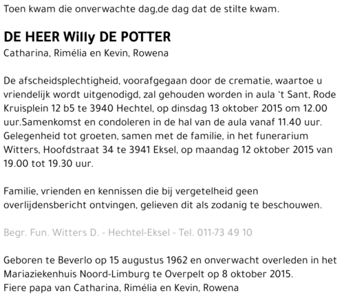 Willy De Potter