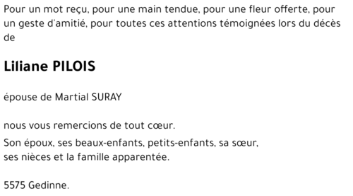 Liliane PILOIS