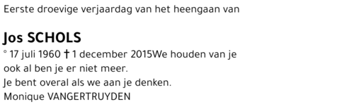 Jos SCHOLS