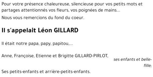 Léon GILLARD