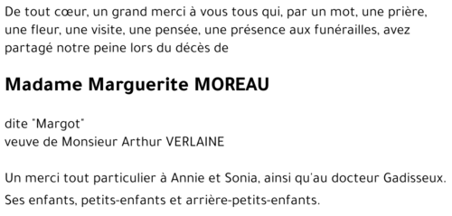 Marguerite MOREAU