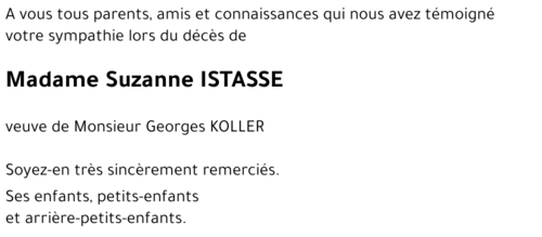 Suzanne ISTASSE