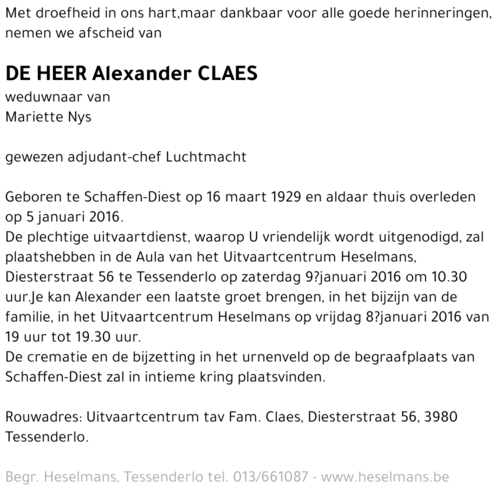 Alexander Claes