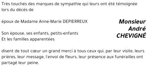 André CHEVIGNÉ