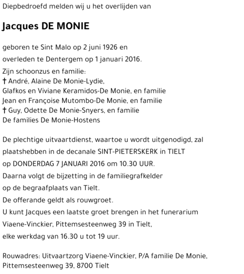 De Monie Jacques