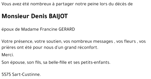 Denis BAIJOT