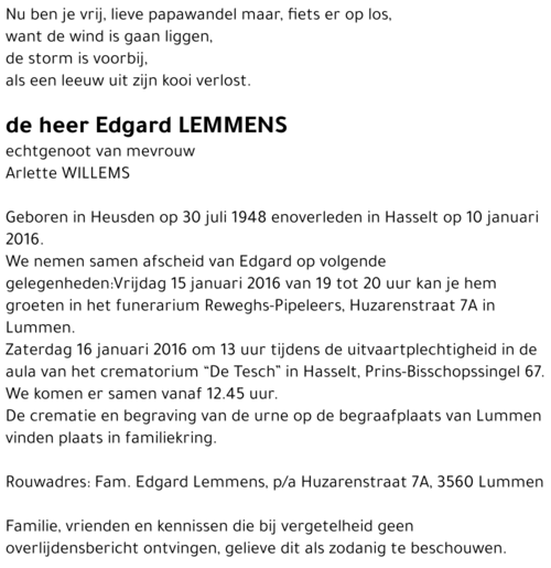 Edgard Lemmens