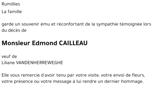 Edmond CAILLEAU