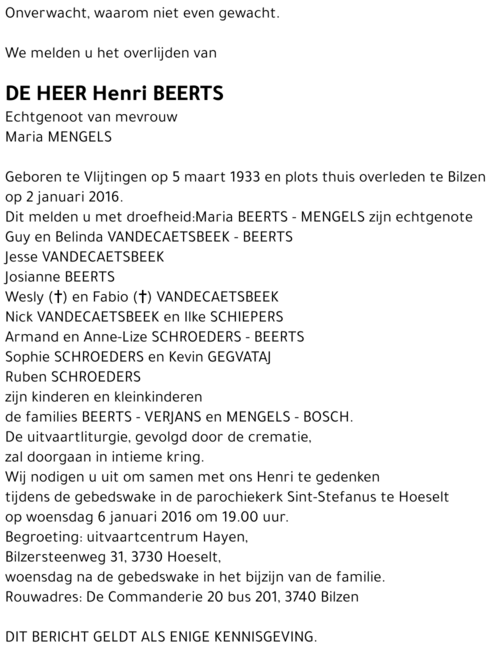 Henri BEERTS