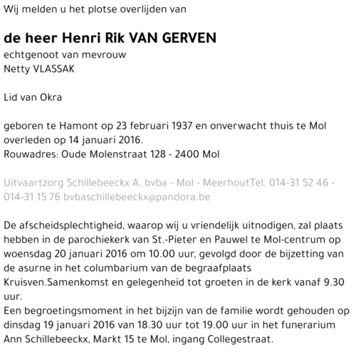Henri Rik Van Gerven