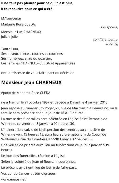 Jean CHARNEUX