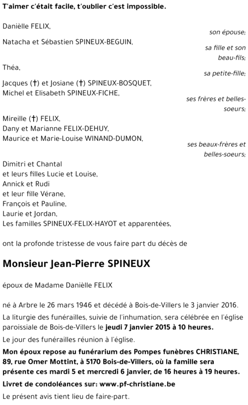 Jean-Pierre SPINEUX