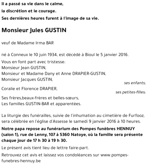 Jules GUSTIN