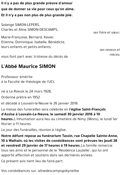 Maurice SIMON