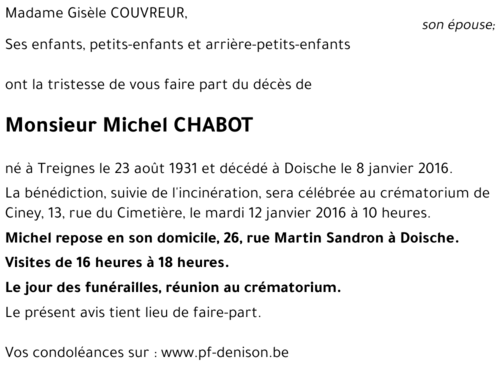 Michel CHABOT