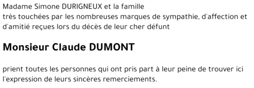 Claude DUMONT