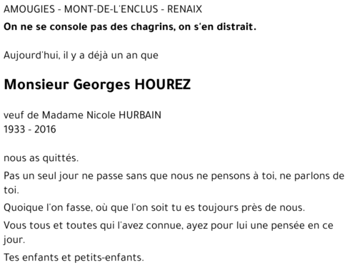 Georges HOUREZ