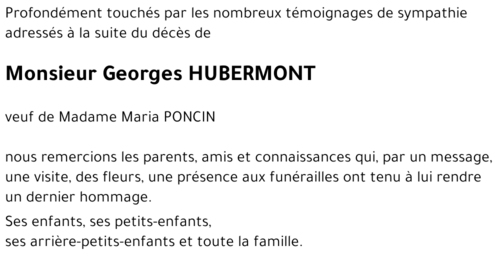 Georges HUBERMONT