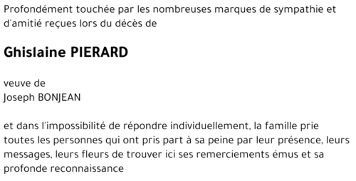 Ghislaine PIERARD
