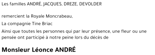 Léonce ANDRÉ