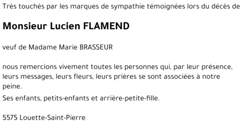 Lucien FLAMEND