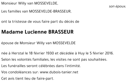 Lucienne BRASSEUR